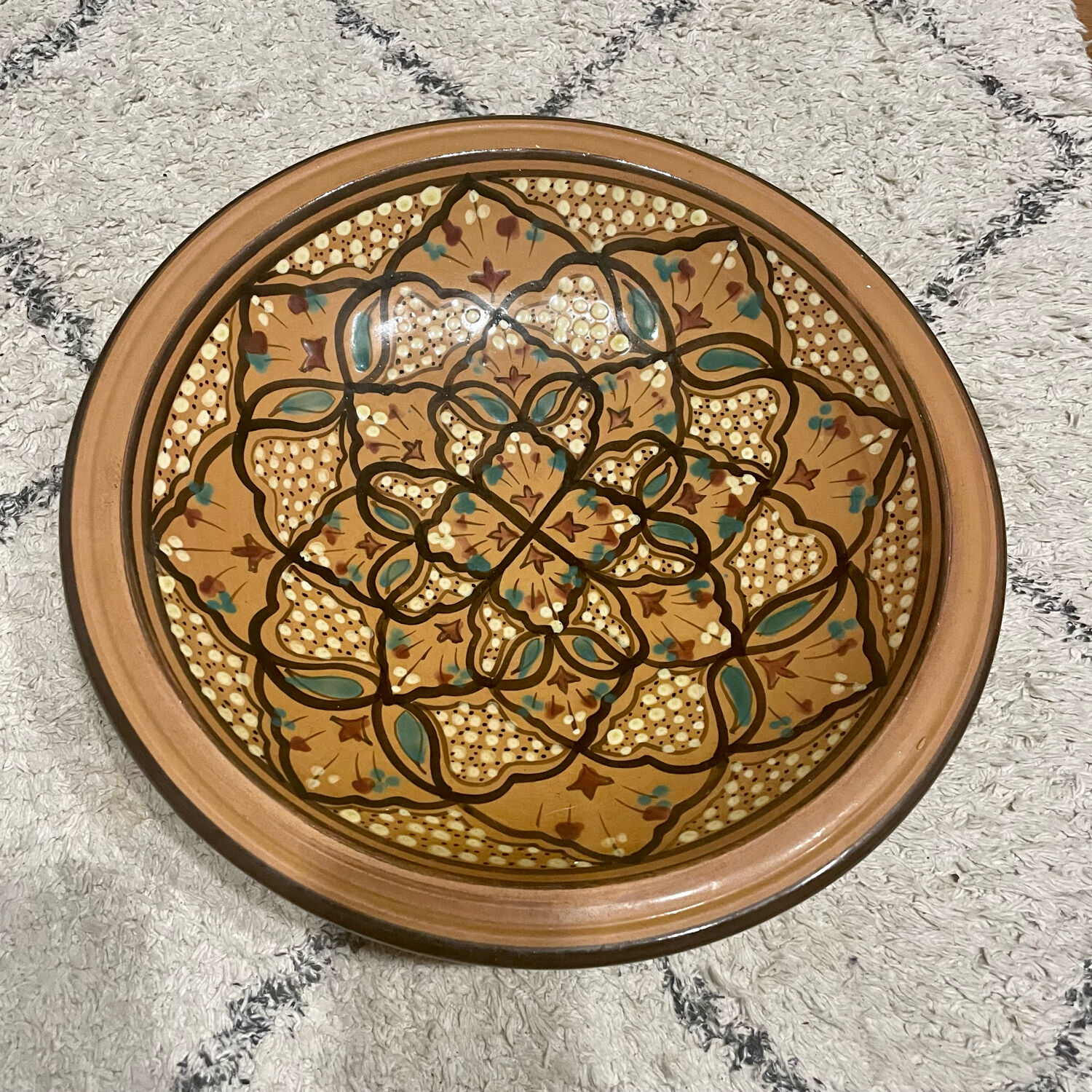 Tunisian ceramic dish
