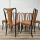 Set of 6 dining chairs by Vittorio Dassi from the 1950s