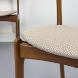 Chaises de salle à manger danoises en teck par Erik Buch pour OD Møbler, années 1960, lot de 4