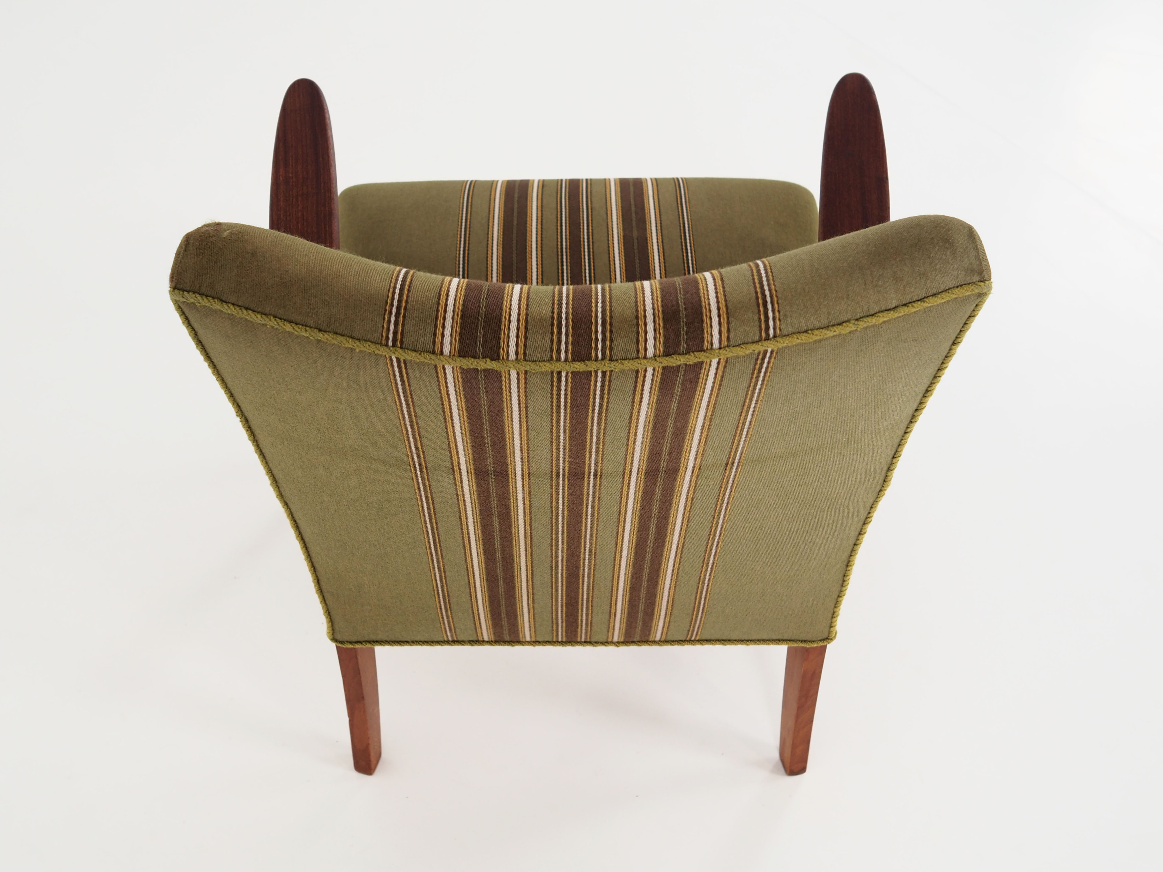 Armchair, teak construction, Scandinavian design of the 70s