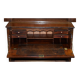 Victorian mahogany bookcase with secretary and chest of drawers.