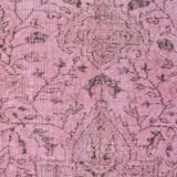 Pink Vintage Oushak Rug Sku2348