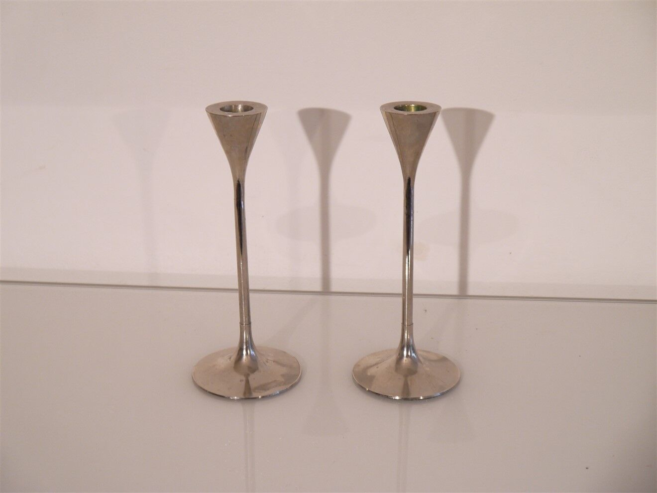 Pair of vintage candle holders 1970