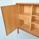 Leo Bub symmetric highboard in walnut XL Bub Wertmobel Germany 1960