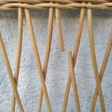 Vintage rattan headboard