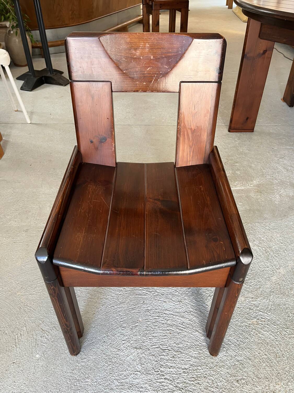 Silvio Coppola Table and 4 Chairs Set 1970