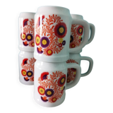 Porcelain beer mugs