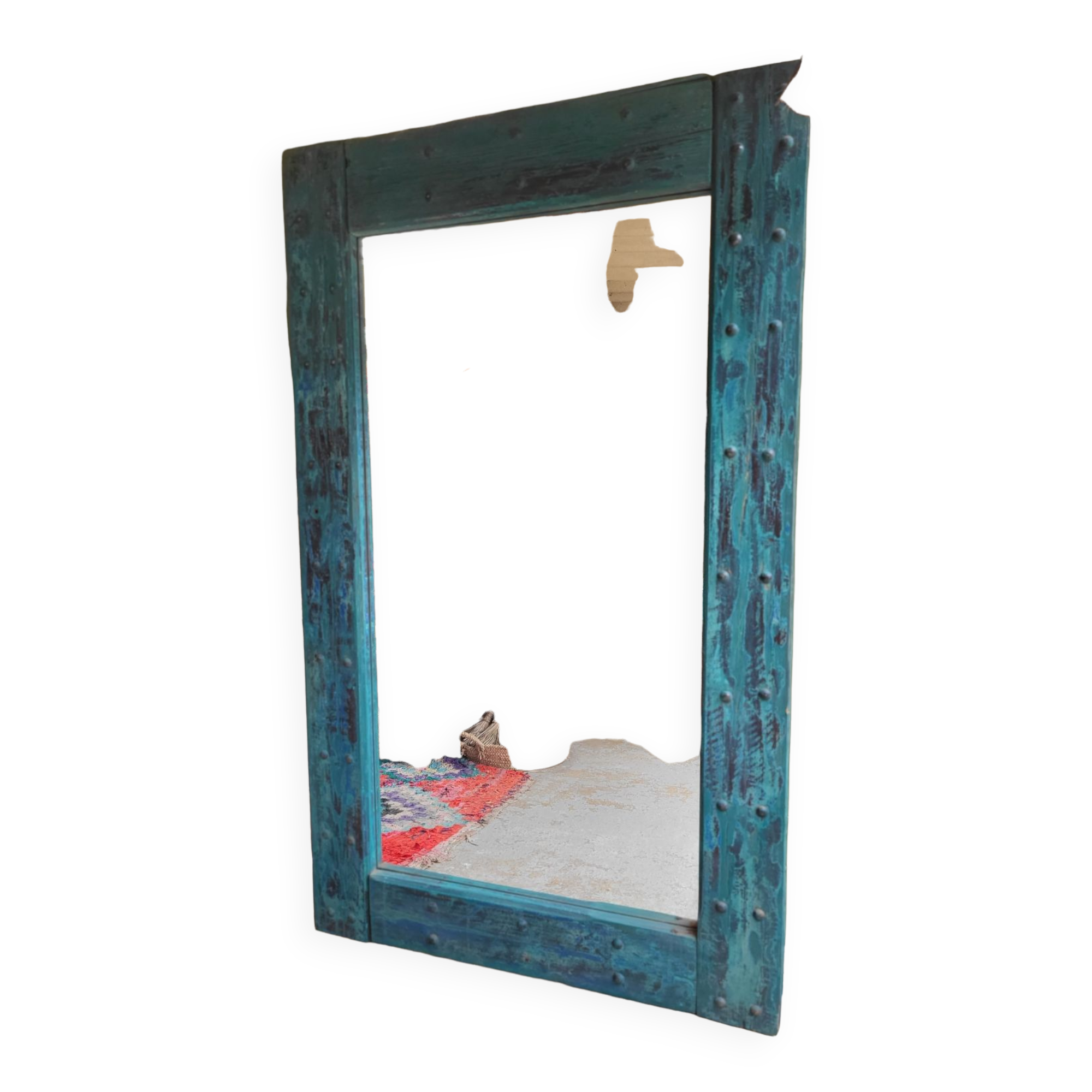Wooden mirror 114x190cm