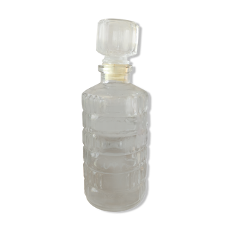 Ancienne bouteille verre moulé