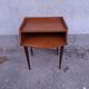 Scandinavian teak bedside table