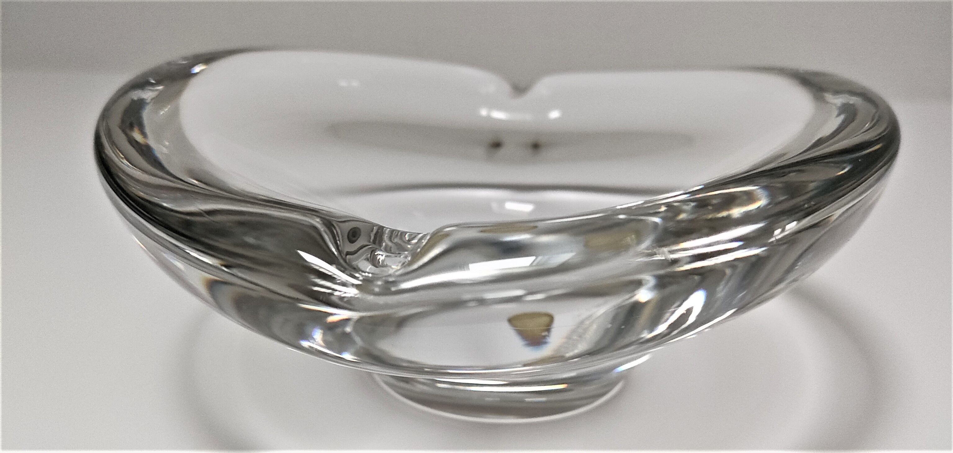 Design art glass ashtray by Kosta