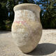 Ancient terracotta pottery jar