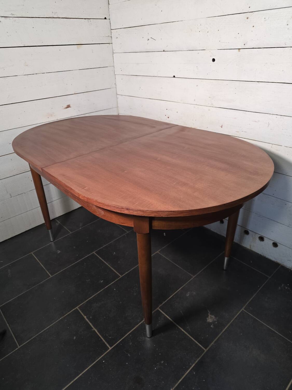 Scandinavian extendable teak table from the 1960s (butterfly extension)