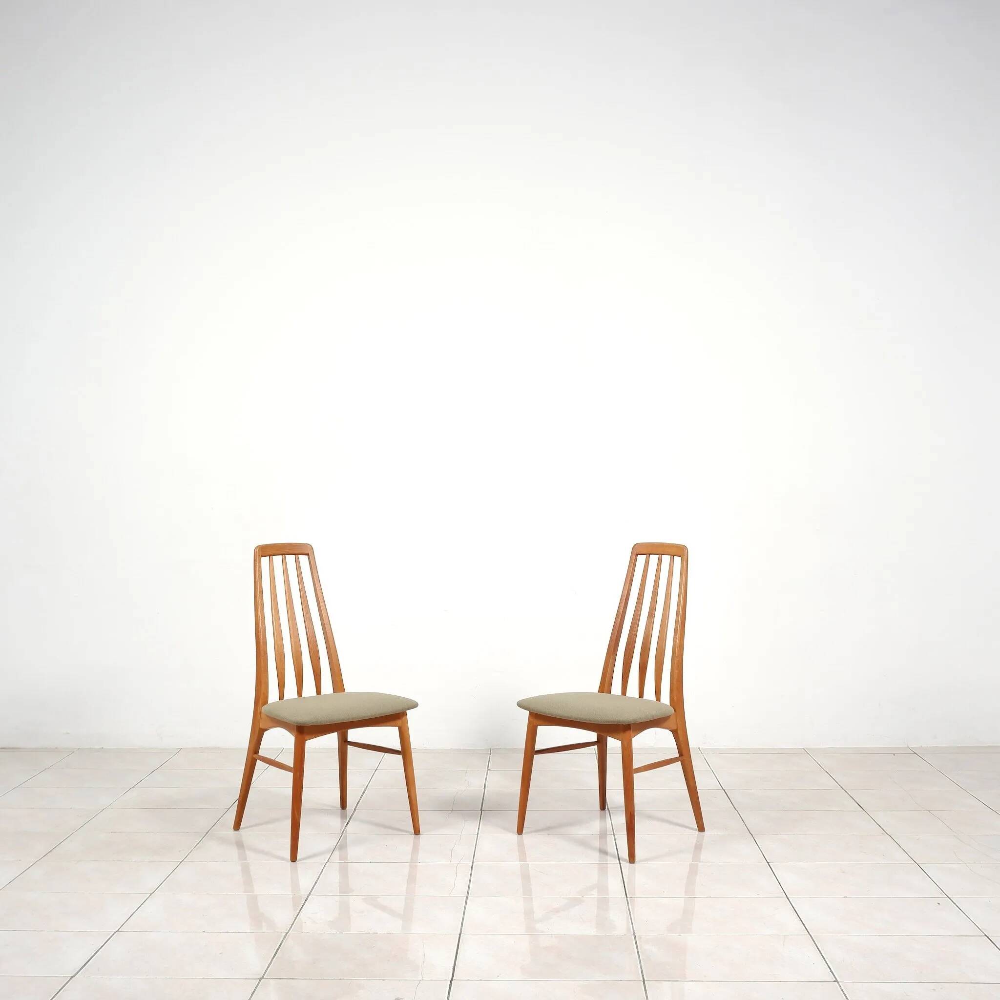 Chaises "Eva" en chêne par Niels Koefoed pour Hornslet