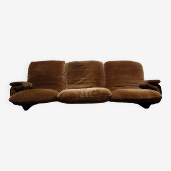 Canapé 3 places modèle marsala par michel ducaroy pour ligne roset, années 70.