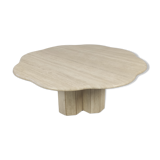 80s travertine coffee table
