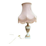 Vintage beige marble onyx lamp