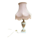 Vintage beige marble onyx lamp