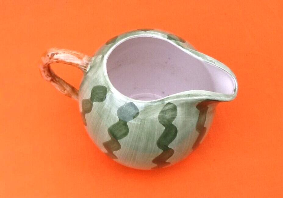 Watermelon Pitcher / Jug Glazed Ceramic