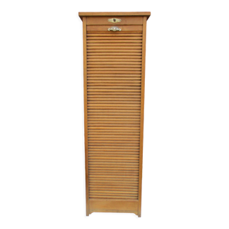 Curtain cabinet solid oak filing cabinet early 1900 Office paper storage