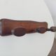 Vintage solid wood wall coat rack