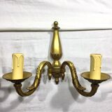 Paire d’appliques Bronze 2 lumières