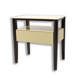 Modernist side or bedside table, Czechoslovakia, 1960s