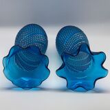 Pair of blue vases