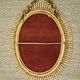 Italian sun mirror in rattan by Bonacina of the 50s 47x65cm
