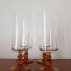 Luminarc amber footed champagne flute