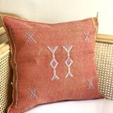 Blood orange cactus silk cushion cover