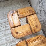 Set of 6 Olof Ottelin stools, Finland 1950.