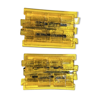 Pair of wall lights by Claus Bolby