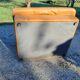 Paire de Fauteuils Vintage en Skai Marron Clair