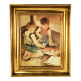 Obraz olejny, Carl Gustav Ludvig Jacobsen, Dania, (1890-1957)