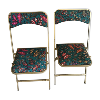 Renovated folding chairs