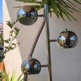 Floor lamp chrome balls "Bullit"