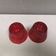 Reversible glass candlesticks with a conical shape for tealights or candles