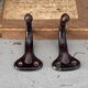 Pair of metal brackets
