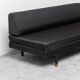 Canapé vintage 3 places dormeuse 1950s moderne antique