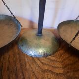 Old brass scale