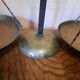 Old brass scale