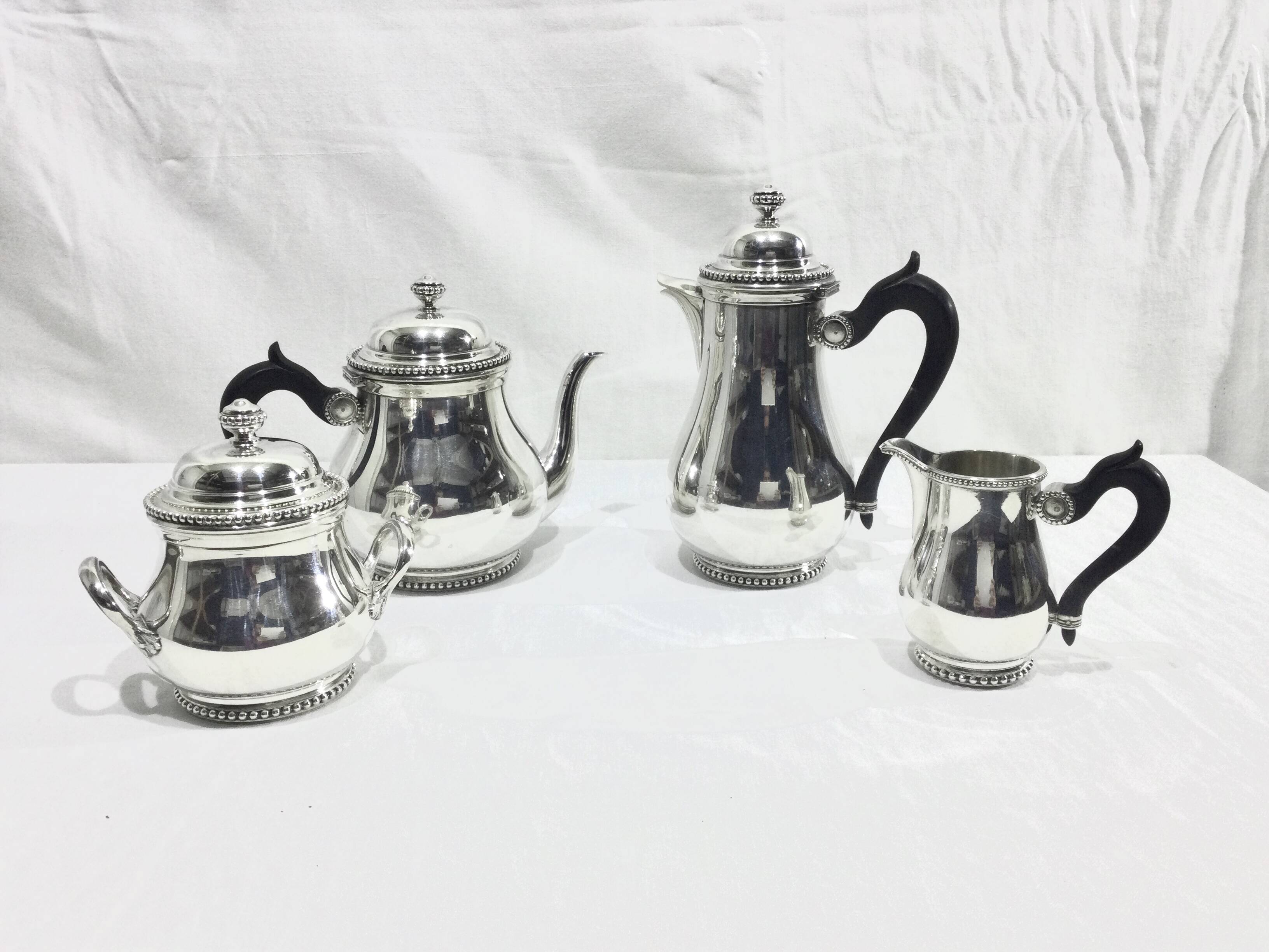 Tea Coffee Service in silver metal