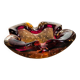 Murano glass ashtray attributed to Alessendro Mandruzzato 1970
