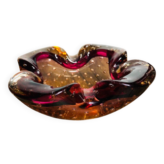 Murano glass ashtray attributed to Alessendro Mandruzzato 1970