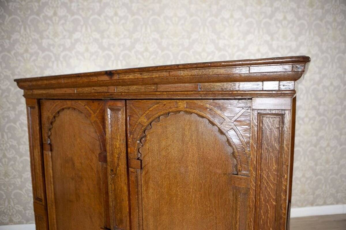 19th Century Dutch Mannerism Oak Cabinet