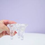 vintage igloo candlestick Kosta Boda by Göran Wärff