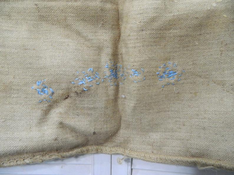Grain bag, vintage jute bag