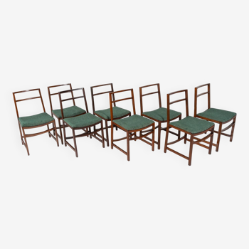 Set of 8 Mid-Century Modern Dining Chairs by Renato Venturi for MIM, 1950s