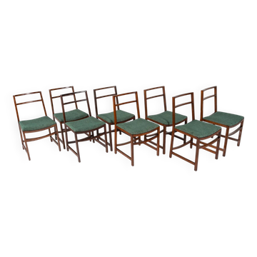 Set of 8 Mid-Century Modern Dining Chairs by Renato Venturi for MIM, 1950s